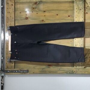 MENS LEVIS RELAXED BLACK JEANS SIZE 44 X 30 STRAIGHT LEG